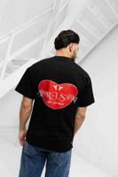 Jorcustom Lovelockdown Loose Fit T-Shirt Heren Zwart - Maat M - Kleur: Zwart | Soccerfanshop