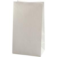 Creativ Company Papieren zakken, h: 27 cm, afm 9x15 cm, 46 gr, wit, 100 stuk/ 1 doos