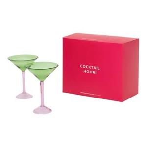 Urban Nature Culture Martini Cocktail Glas - Set Van 2 - In Geschenkverpakking