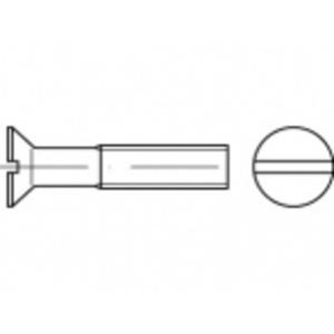 TOOLCRAFT TO-5391915 Verzonken schroeven M6 10 mm Sleuf 1000 stuk(s)