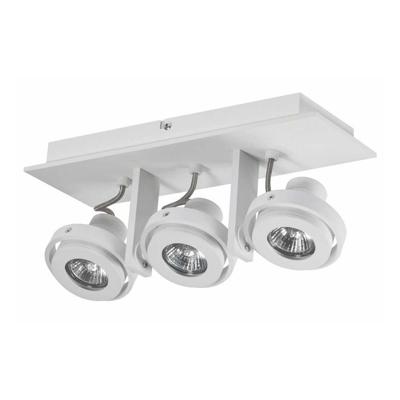 Artdelight GU10 opbouwspotMeist 3-lichts wit - PL MEIST3-B WIT