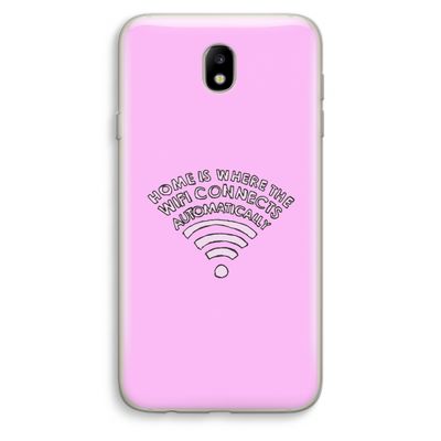 Home Is Where The Wifi Is: Samsung Galaxy J7 (2017) Transparant Hoesje