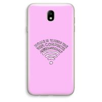 Home Is Where The Wifi Is: Samsung Galaxy J7 (2017) Transparant Hoesje Home Is Where The Wifi Is: Samsung Galaxy J7 (2017) Transparant Hoesje