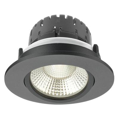 Artdelight Ronde inbouwspotAustin zwart - DL 24075 ZW