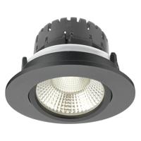 Artdelight Ronde inbouwspotAustin zwart - DL 24075 ZW