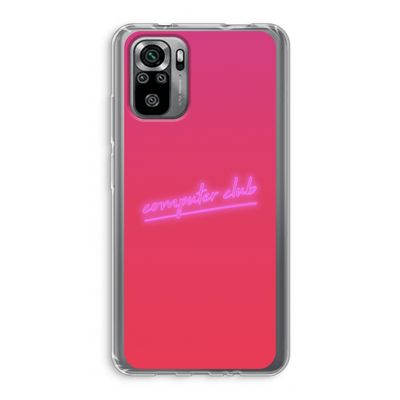 Vice Glow: Xiaomi Redmi Note 10S Transparant Hoesje