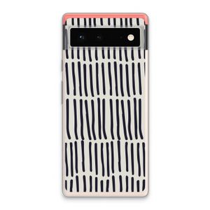 Moroccan stripes: Google Pixel 6 Transparant Hoesje