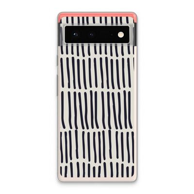 Moroccan stripes: Google Pixel 6 Transparant Hoesje