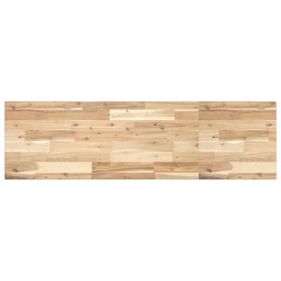 Wastafelblad 120x40x2 cm onbehandeld massief acaciahout