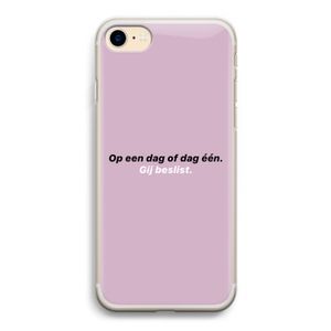 gij beslist: iPhone 7 Transparant Hoesje