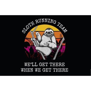 Sloth Running Team Poster 61x91.5cm