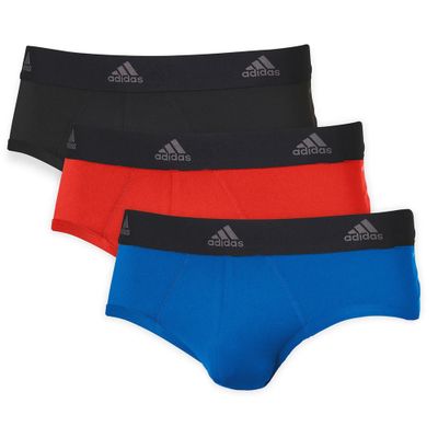 Adidas slips active flex microfiber 3-pack rood