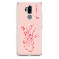 Blooming Heart: LG G7 Thinq Transparant Hoesje