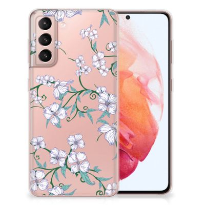 Samsung Galaxy S21 Uniek TPU Case Blossom White Samsung Galaxy S21 Uniek TPU Case Blossom White