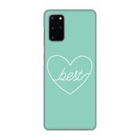 Best heart pastel: Volledig geprint Samsung Galaxy S20 Plus Hoesje