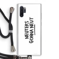 Neuters: Samsung Galaxy Note 10 Plus Transparant Hoesje met koord