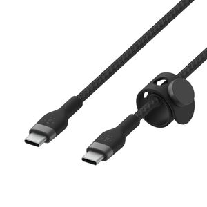 Belkin BoostCharge Pro Flex USB-C / USB-C Kabel 60W - 3m - Zwart