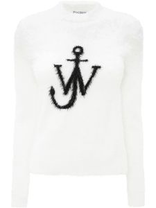 JW Anderson pull à imprimé JW Anchor - Blanc