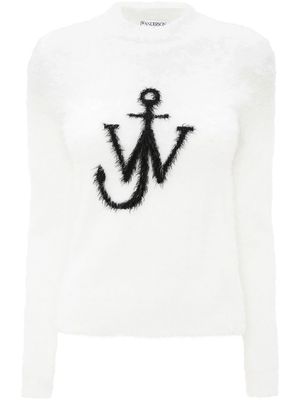 JW Anderson pull à imprimé JW Anchor - Blanc