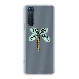 Palmboom: Sony Xperia 5 II Transparant Hoesje