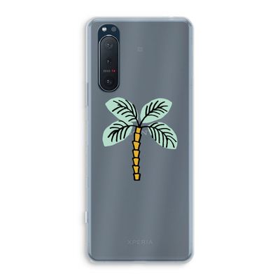 Palmboom: Sony Xperia 5 II Transparant Hoesje
