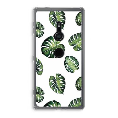 Tropische bladeren: Sony Xperia XZ2 Transparant Hoesje