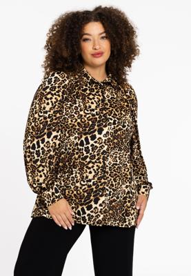 Yoek Blouse SERENGETI | Bruin | Maat 54/56