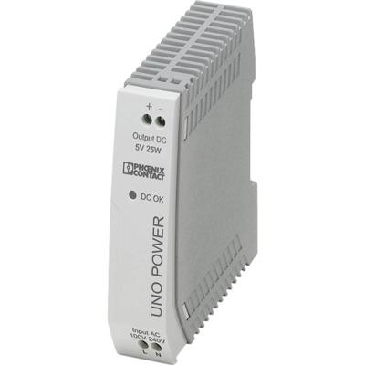 Phoenix Contact 2904374 DIN-rail netvoeding 5 V/DC 5 A 25 W Aantal uitgangen:1 x Inhoud 1 stuk(s)