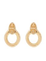 Givenchy Pre-Owned boucles d'oreilles à motif 4G gravé (années 1980)