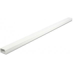 Delock 20721 Kabelgoot met deksel zelfklevend 26 x 13 mm - lengte 1 m wit