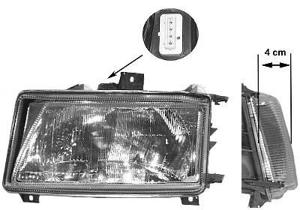 Koplamp rechts tot 7/'96 +Elinks REG. Type VALEO 4912944