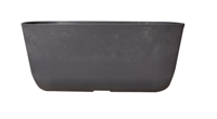 Planter Palermo grijs D35x16 H15 - Ts