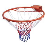vidaXL Basketbalringset met net 45 cm oranje - thumbnail