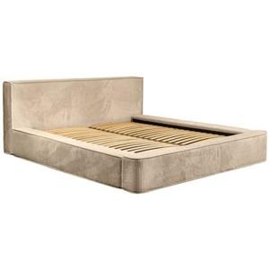 Trae Mobler Harmon 140 x 200 cm Gestoffeerd Bed Beige