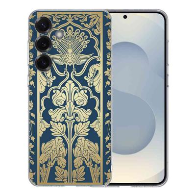 TPU Hoesje Samsung Galaxy S25 - Beige Flowers Backcover
