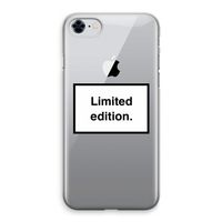 Limited edition: iPhone 8 Transparant Hoesje