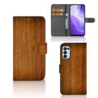 OPPO Find X3 Lite | Book Style Case | Donker Hout