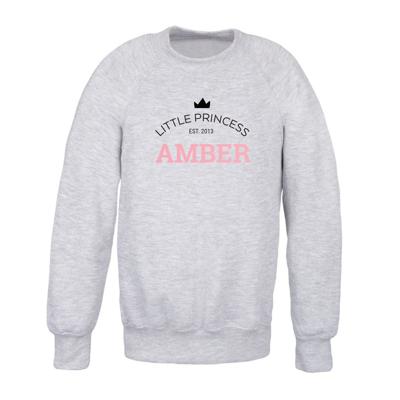 Trui voor kids bedrukken - Grijs - 12 jaar