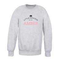 Trui voor kids bedrukken - Grijs - 12 jaar