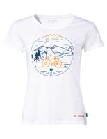 Vaude Cyclist V Dames T-shirt White/White 36