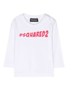 DSQUARED2 KIDS t-shirt à logo imprimé - Blanc