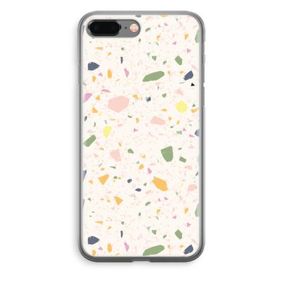 Terrazzo N°21: iPhone 8 Plus Transparant Hoesje