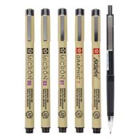 Sakura unieke manga-collectie van 6 pigma micron