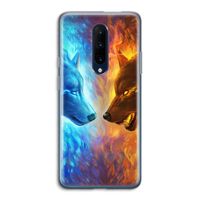 Fire & Ice: OnePlus 7 Pro Transparant Hoesje Fire & Ice: OnePlus 7 Pro Transparant Hoesje