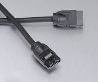 Akasa SATA3-100-BK SATA-kabel 1 m Zwart