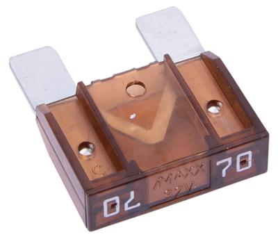 Dresselhaus "maxi" zekering bananenstekker flat fuse maxi 70a 1 piece / brown
