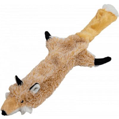 Flatties Knuffel met Piep 56 cm hondenspeelgoed Vos