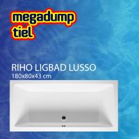 Ligbad Lusso 180X80X47,5 cm Wit Riho