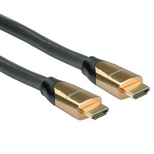 ROLINE PREMIUM HDMI Ultra HD Kabel met Ethernet, M/M, zwart, 9 m