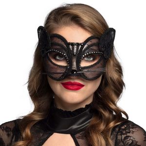 Kanten Oogmasker Kat Deluxe